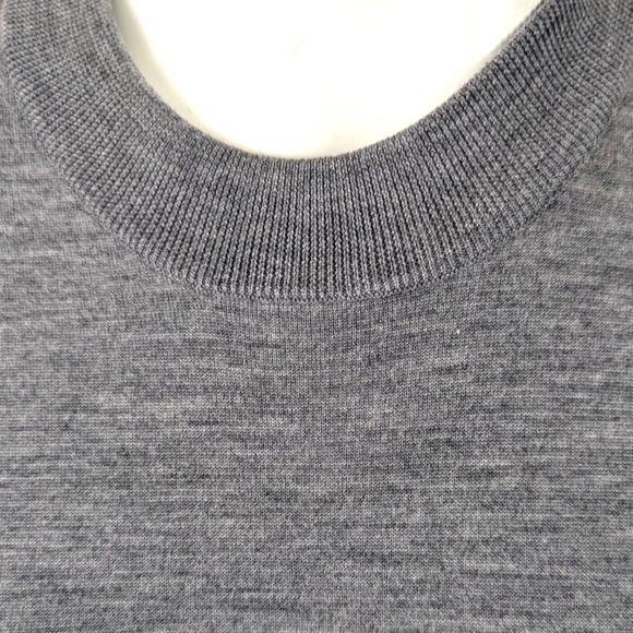 Studio Nicholson Knit Maxi Dress Wool Silk Cashmere Womens 10 Gray Designer Luxe - Picture 7 of 13